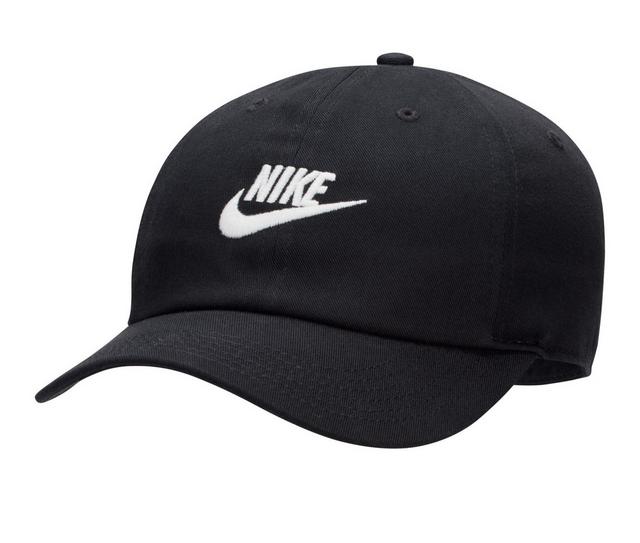 Nike Youth Futura Ball Cap in Black/White OS color