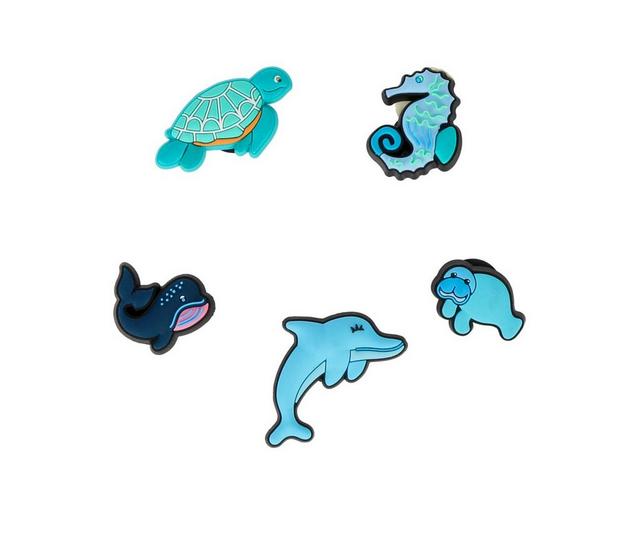 Crocs Jibbitz 5 Pack Shoe Charms in Sea Animals color