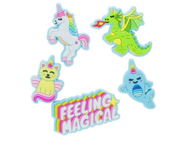 Crocs Jibbitz 5 Pack Shoe Charms in Feeling Magical color
