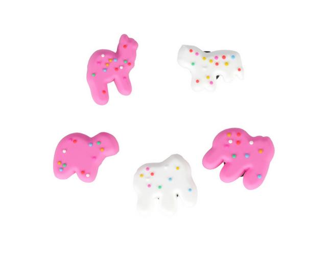 Crocs Jibbitz 5 Pack Shoe Charms in Animal Cookies color