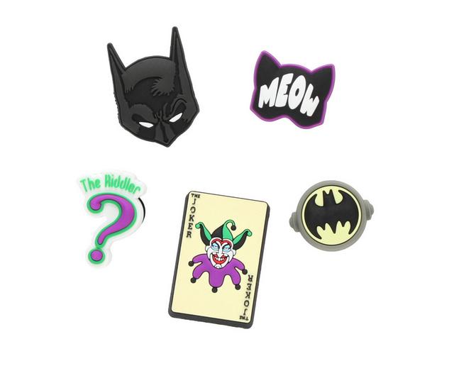 Crocs Jibbitz 5 Pack Shoe Charms in Batman 5 Pack color