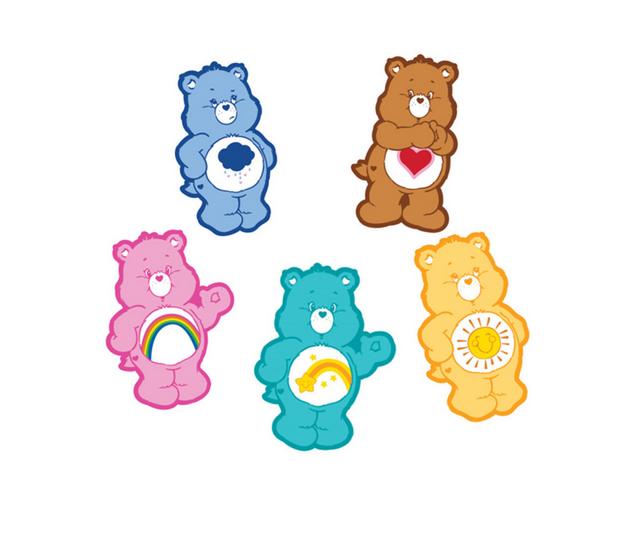 Crocs Jibbitz 5 Pack Shoe Charms in Care Bears color