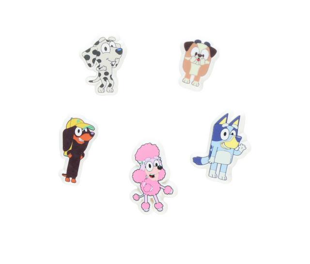 Crocs Jibbitz 5 Pack Shoe Charms in Bluey color