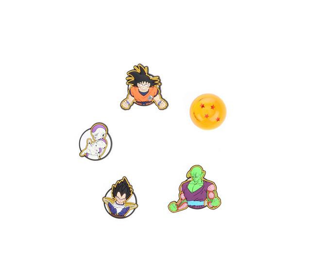 Crocs Jibbitz 5 Pack Shoe Charms in Dragon Ball Z color