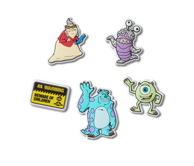 Crocs Jibbitz 5 Pack Shoe Charms in Monsters Inc 5 color