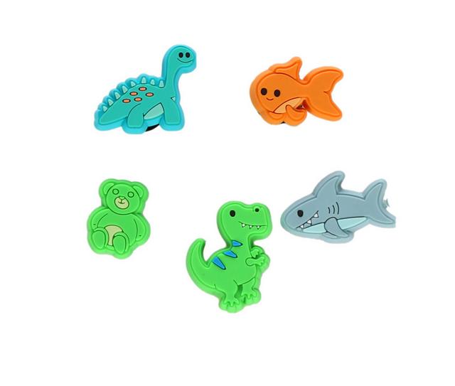 Crocs Jibbitz 5 Pack Shoe Charms in Cartoon Animal color