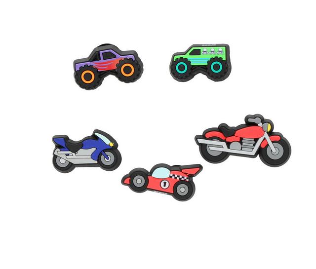 Crocs Jibbitz 5 Pack Shoe Charms in Weekend Vehicle color