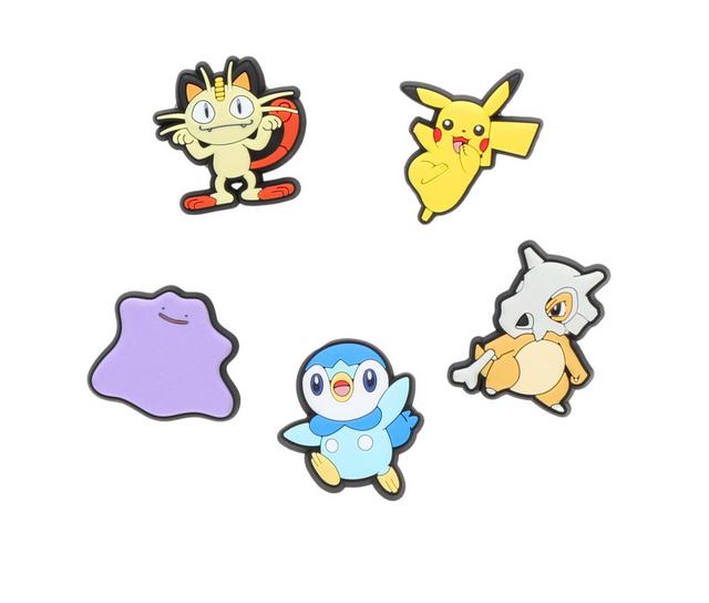 Crocs Jibbitz 5 Pack Shoe Charms in Pokemon Variety color
