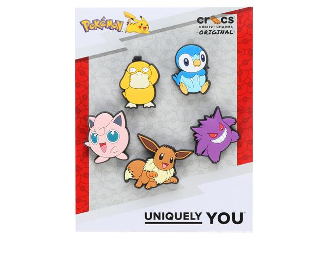 Crocs Jibbitz 5 Pack Shoe Charms in Pokemon Assort color