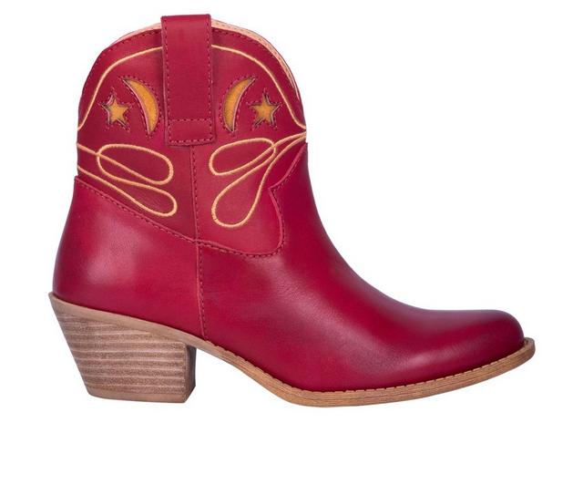 Women's Dingo Boot Urban Cowgirl Western Boots in Red color