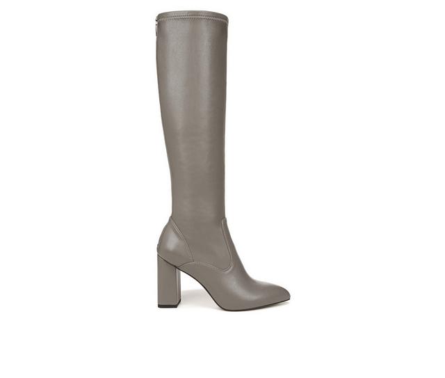 Women's Franco Sarto Katherine Knee High Boots in Graphite Grey color