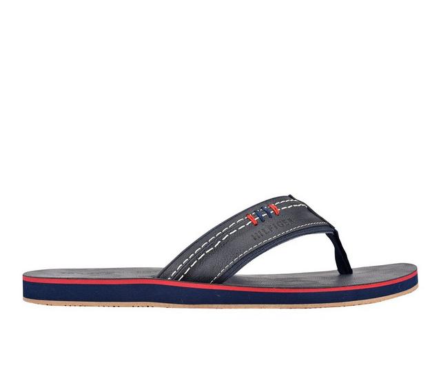 Men's Tommy Hilfiger Destino Flip-Flops in Navy/Navy color