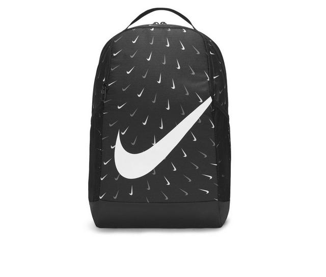 Nike Youth Brasilia Backpack in Black/White Swo color