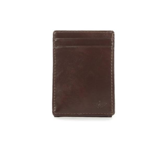 Dockers Accessories RFID Front Pocket Wide Magnetic Wallet in Brown color