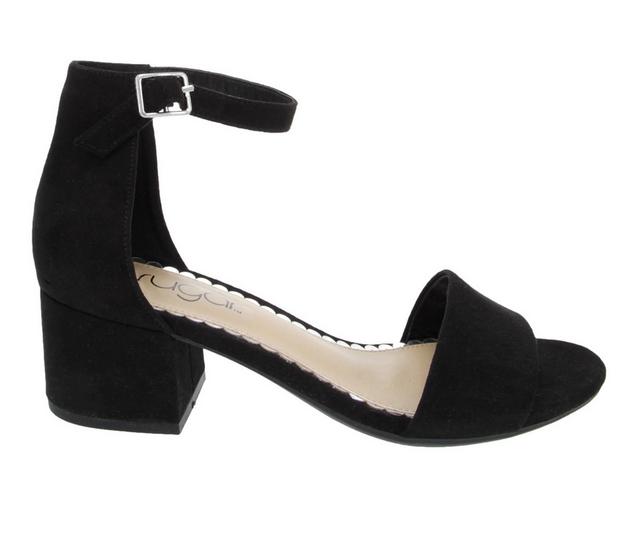 Women's Sugar Noelle Low Dress Sandals in Black Micro W color