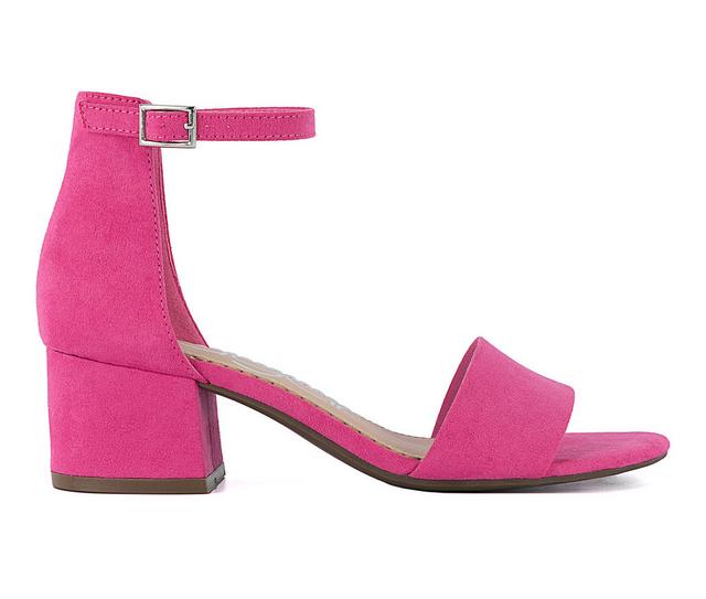 Women's Sugar Noelle Low Dress Sandals in Pink color
