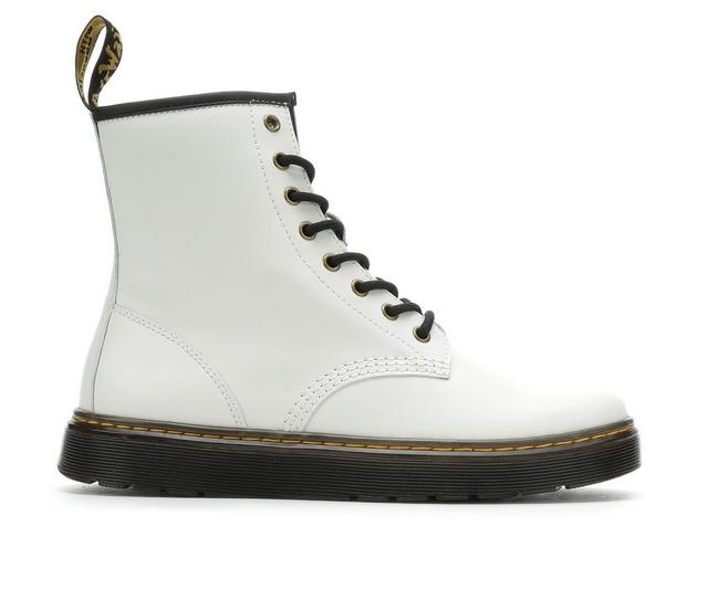 Women's Dr. Martens Zavala Combat Boots in White color