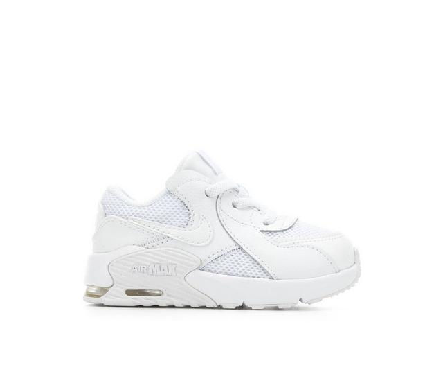 Girls' Nike Infant & Toddler Air Max Excee Sneakers in Wht/Wht/Wht color