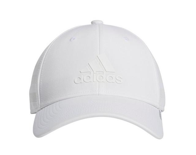 Adidas Men's Gameday III Stretch Fit Cap in White S/M color