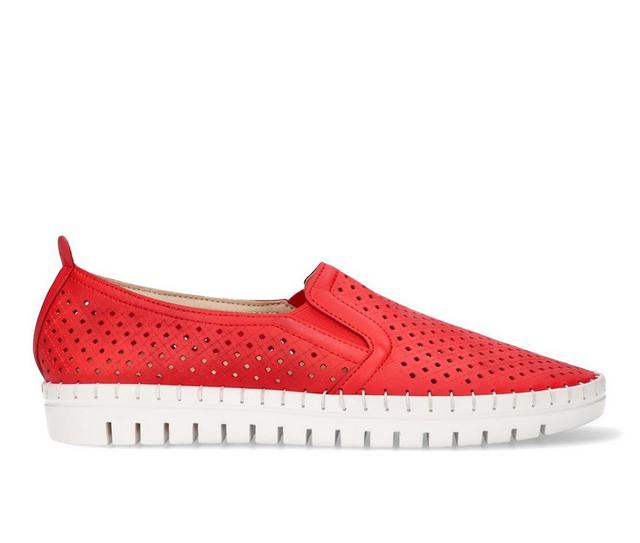 Women's Easy Street Fresh Slip-On Shoes in Red color
