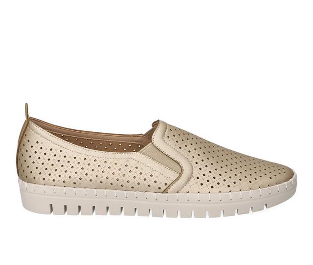 Women's Easy Street Fresh Slip-On Shoes in Champagne color