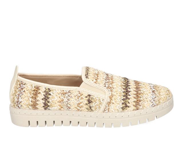 Women's Easy Street Fresh Slip-On Shoes in Beige Woven color