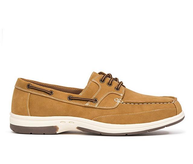 Men's Deer Stags Mitch Boat Shoes in Light Tan color