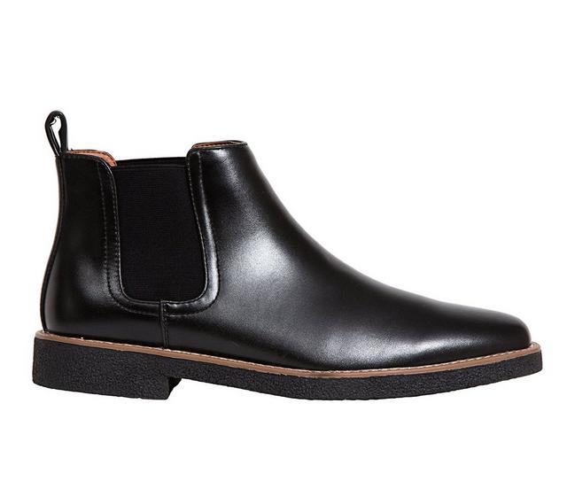 Men's Deer Stags Rockland Chelsea Boots in Black/Black color