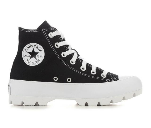 Women's Converse Chuck Taylor All Star Lugged Platform Sneakers in Black/White color