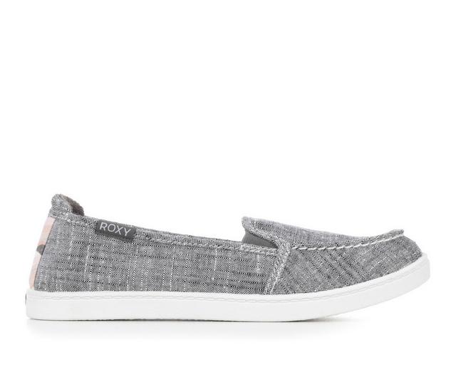 Women's Roxy Minnow Casual Shoes in Black Wash color