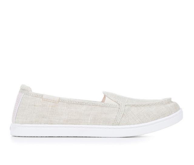 Women's Roxy Minnow Casual Shoes in Heather Oatmeal color