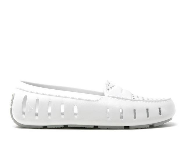 Women's FLOAFERS Posh Driver Waterproof Loafers in Bright White color