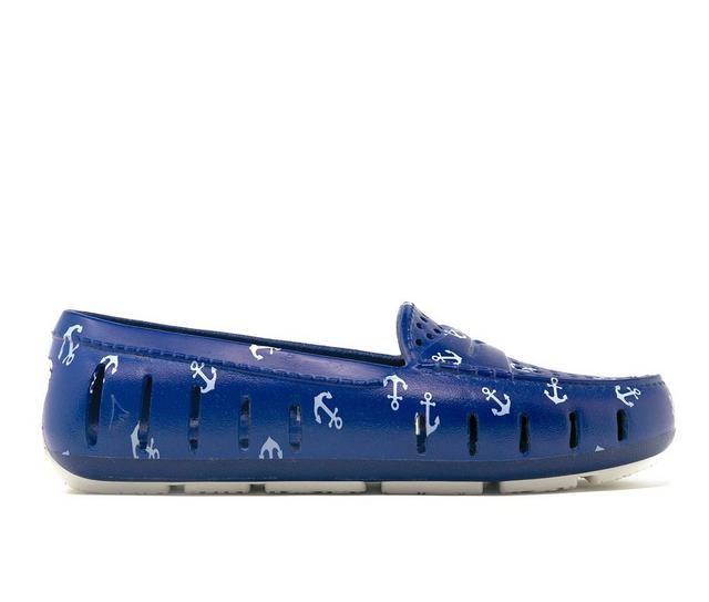 Women's FLOAFERS Posh Driver Waterproof Loafers in Navy Anchor color
