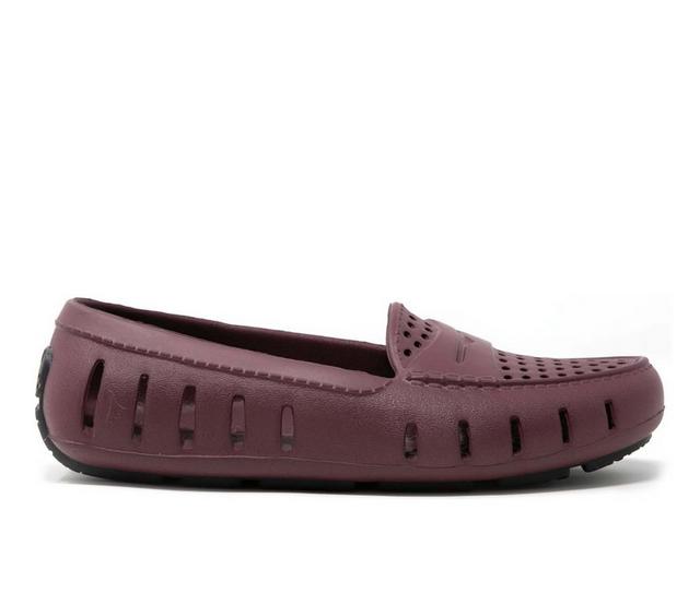 Women's FLOAFERS Posh Driver Waterproof Loafers in Burgundy color