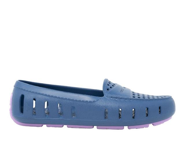 Women's FLOAFERS Posh Driver Waterproof Loafers in Navy/Lavender color