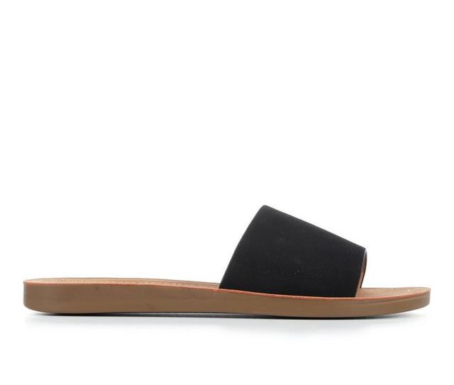 Women's Soda Efron-S Sandals in Black Nub color