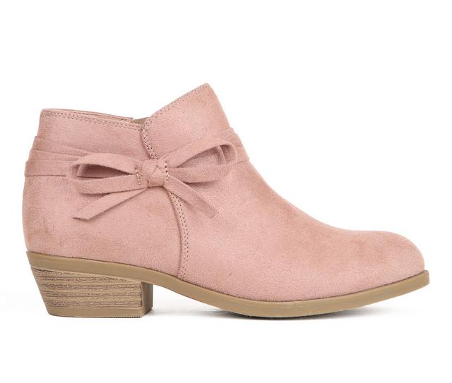 Girls' Unr8ed Little Kid & Big Kid Reece Booties in Dark Blush color