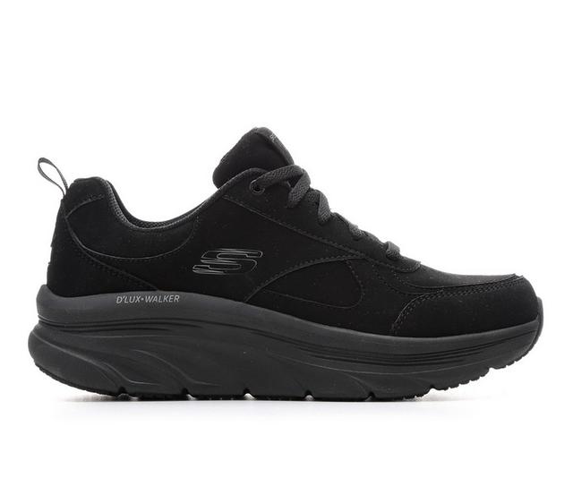 Women's Skechers 149318 D'Lux Walker Walking Shoes in Black/Black color