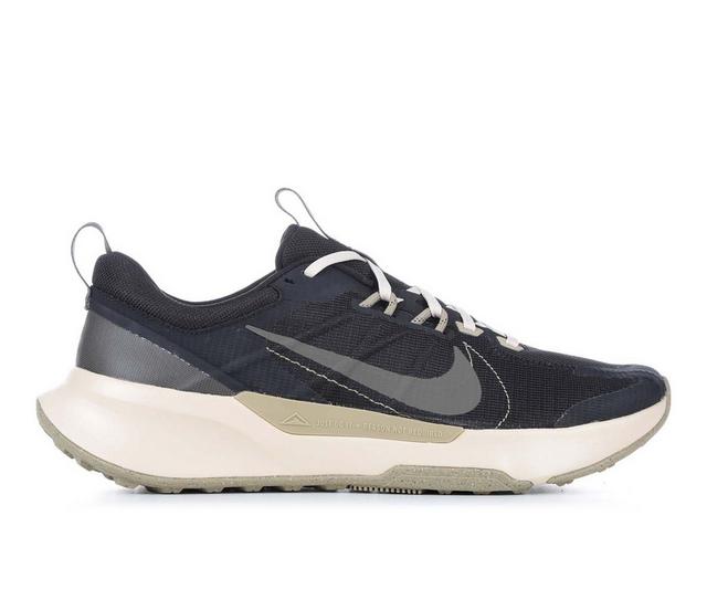 Men's Nike Juniper Trail Running Shoes in Black/Tan color