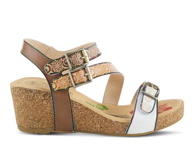 Women's L'Artiste Tanja Wedges in White Multi color