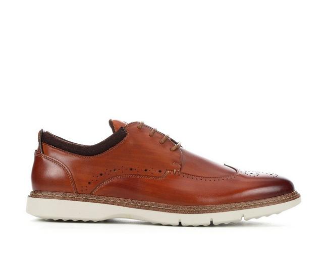 Men's Stacy Adams Synergy Dress Shoes in Cognac color