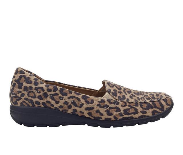 Women's Easy Spirit Abriana Slip-On Shoes in Leopard color