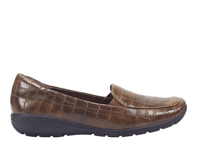 Women's Easy Spirit Abriana Slip-On Shoes in Brown color