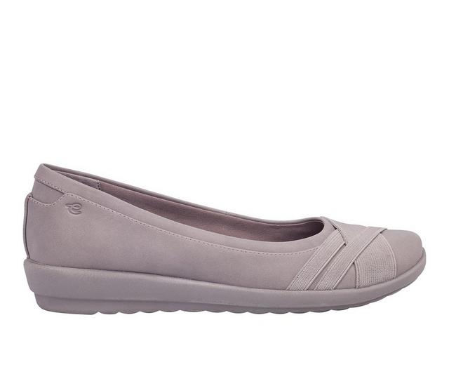 Women's Easy Spirit Acasia Flats in Taupe color