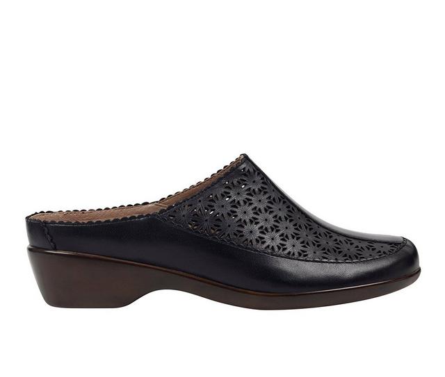 Women's Easy Spirit Dusk Mules in Black color