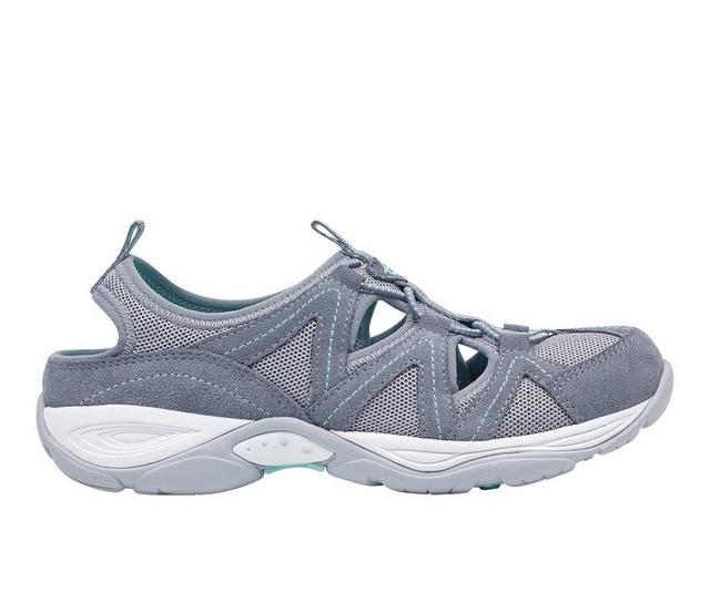 Women's Easy Spirit Earthen Outdoor Shoes in Grey/Mint color