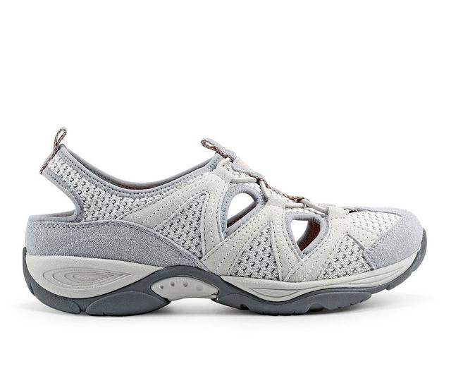 Women's Easy Spirit Earthen Outdoor Shoes in Light Grey/Pink color