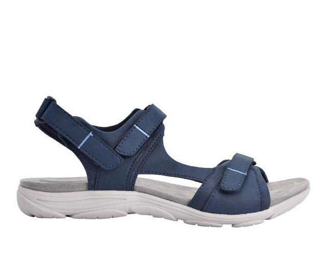 Women's Easy Spirit Lake Outdoor Sandals in Navy color