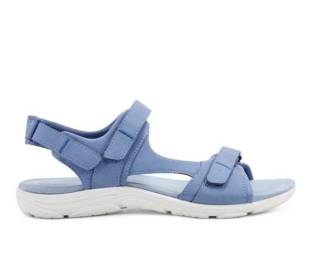 Women's Easy Spirit Lake Outdoor Sandals in Blue color