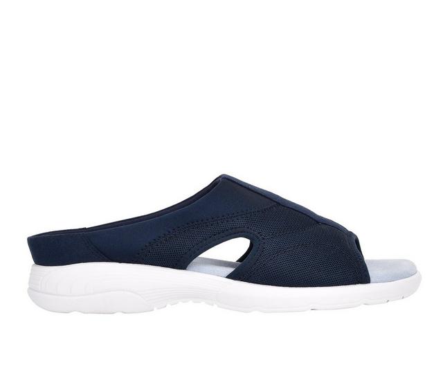 Women's Easy Spirit Tine Sandals in Dark Blue color